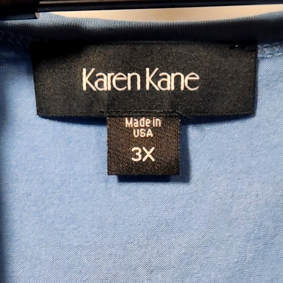 Kare Kane Blue Oversized Short Sleeve T-Shirt - Picture 8 of 10